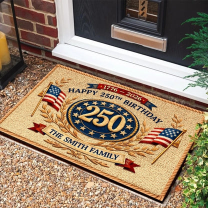 Personalized Doormat - 250th Anniversary 1776 2026 United States