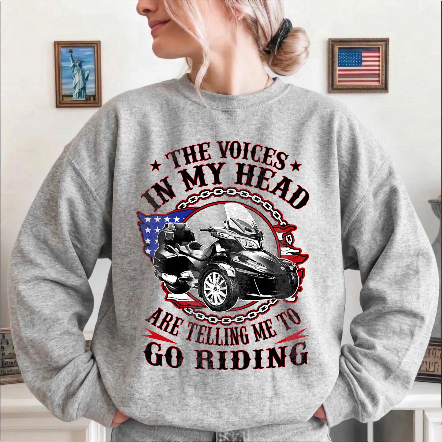 The Voice in My Head Spyder Riding T-shirt