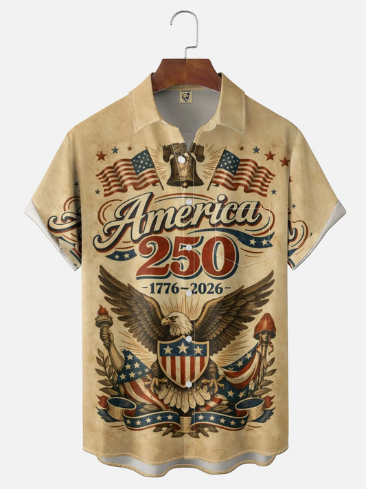 250th Anniversary Of USA Independence Day Holiday Hawaiian Shirt