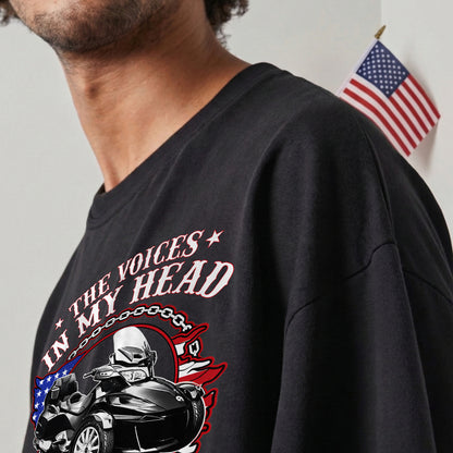 The Voice in My Head Spyder Riding T-shirt