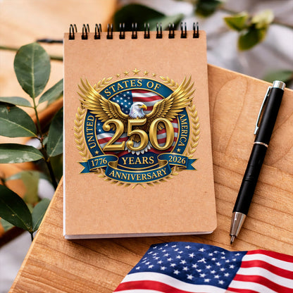 USA Eagle Flag 250th Anniversary Decal 1776-2026 Patriotic Sticker