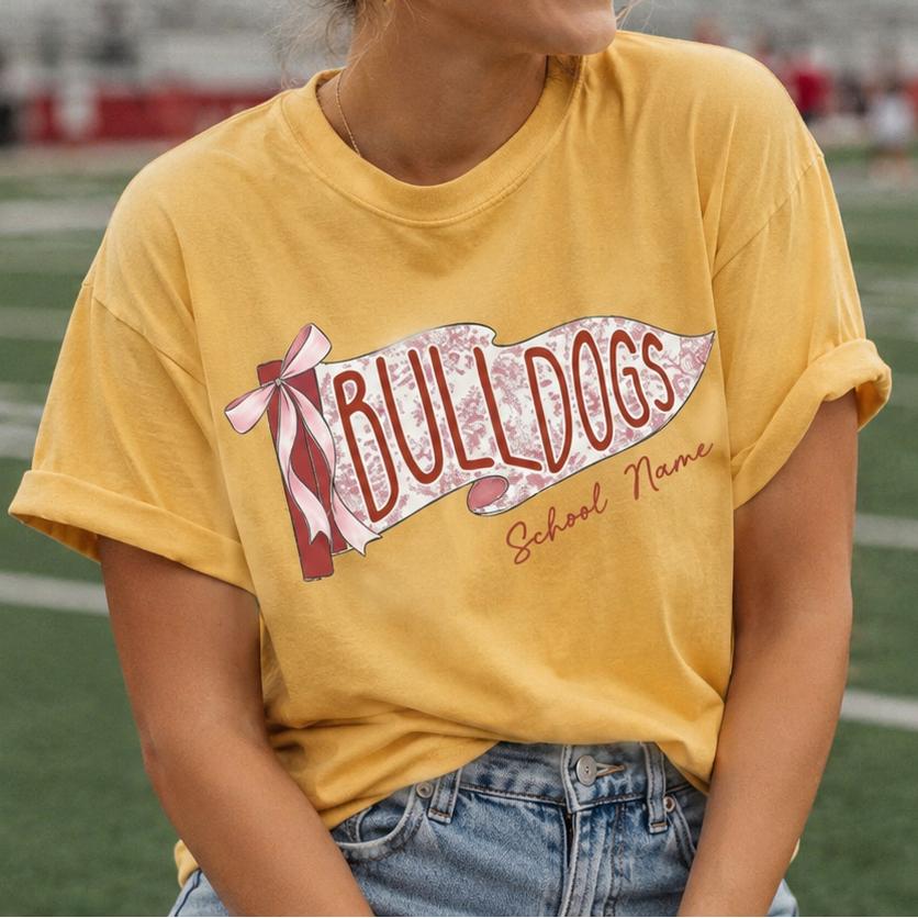 Custom Football Pennant Shirt