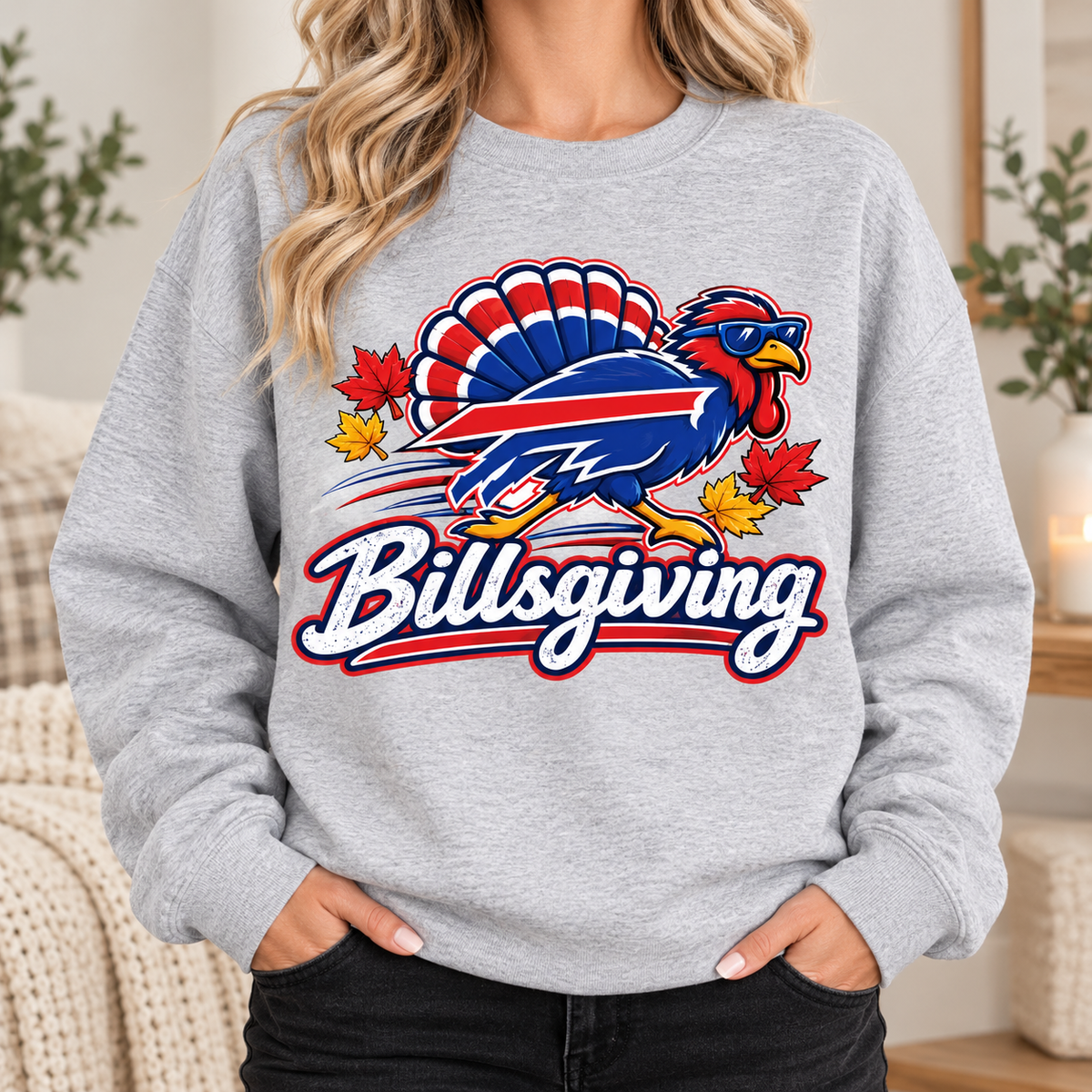 Thanksgiving Football Sweatshirt - Classic Sportswear for Football Lovers