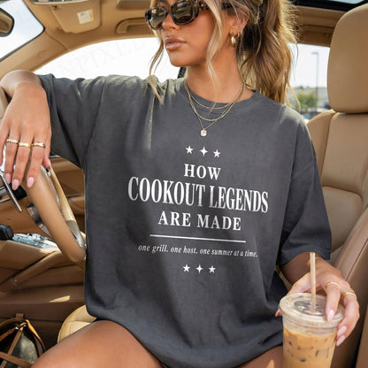 HOW COOKOUT LEGENDS ARE MADE, America Semiquincentennial Comfort Colors Shirt