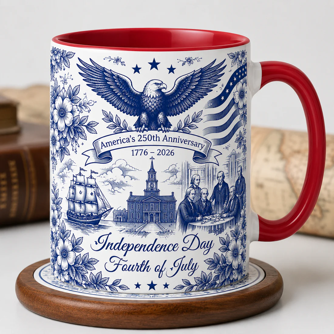 Semiquincentennial 1776-2026 Anniversary Mug Independence Day Gift