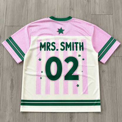 Custom Teacher Mesh Football Jersey, Personalized Back to School Shirt