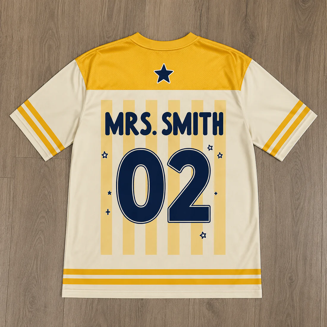 Custom Teacher Mesh Football Jersey, Personalized Back to School Shirt