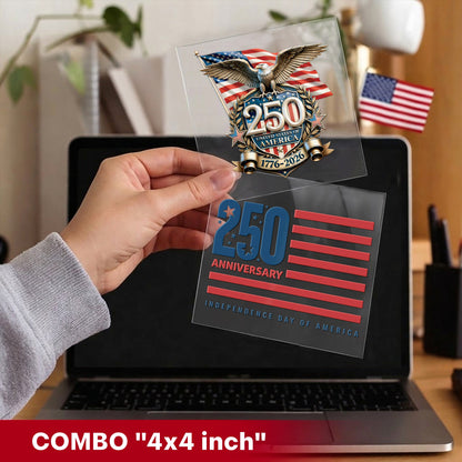 United States of America 250th Anniversary Decal – Eagle, Flag, 1776-2026