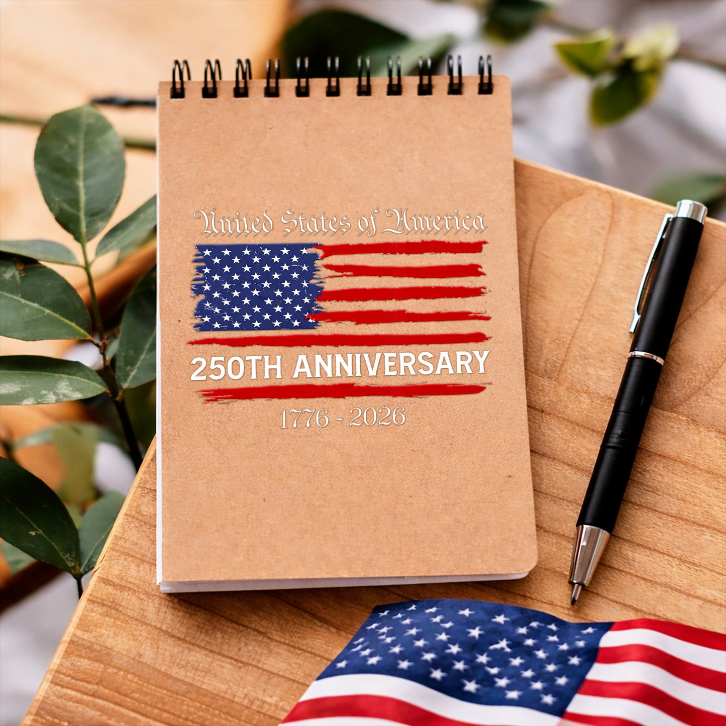 United States Of America 250th Anniversary Decal, Patriotic USA Car Sticker
