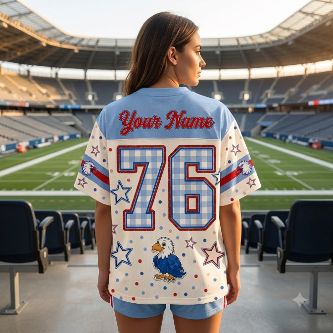 Custom Mascot Team Spirit Game Day Mesh Jersey