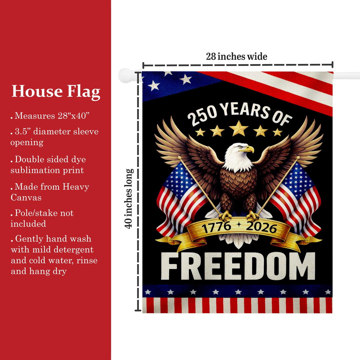American Patriotic Flag, 250 Years