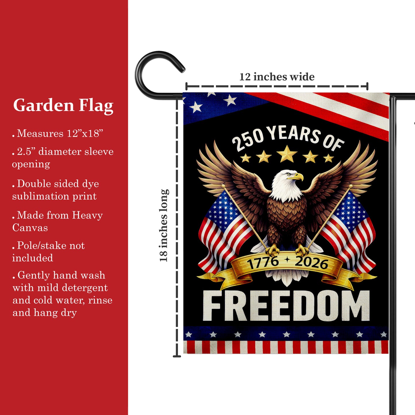 American Patriotic Flag, 250 Years