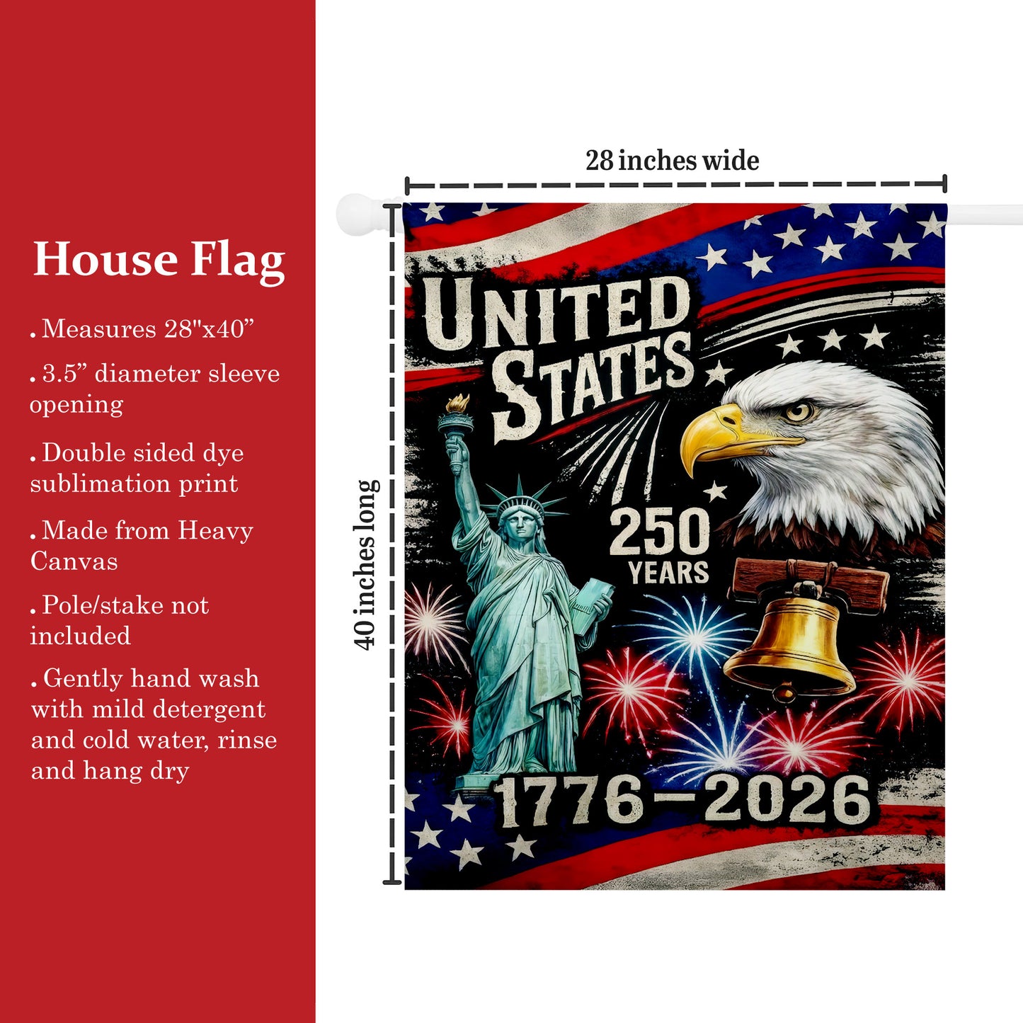 American Patriotic Flag, 250 Years