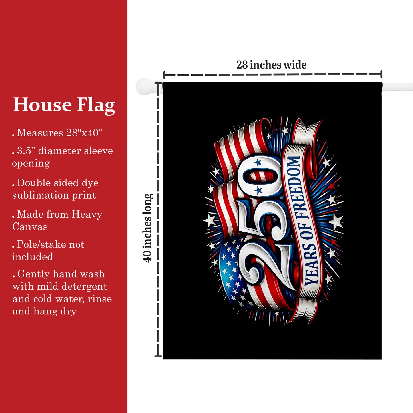 American Patriotic Flag, 250 Years