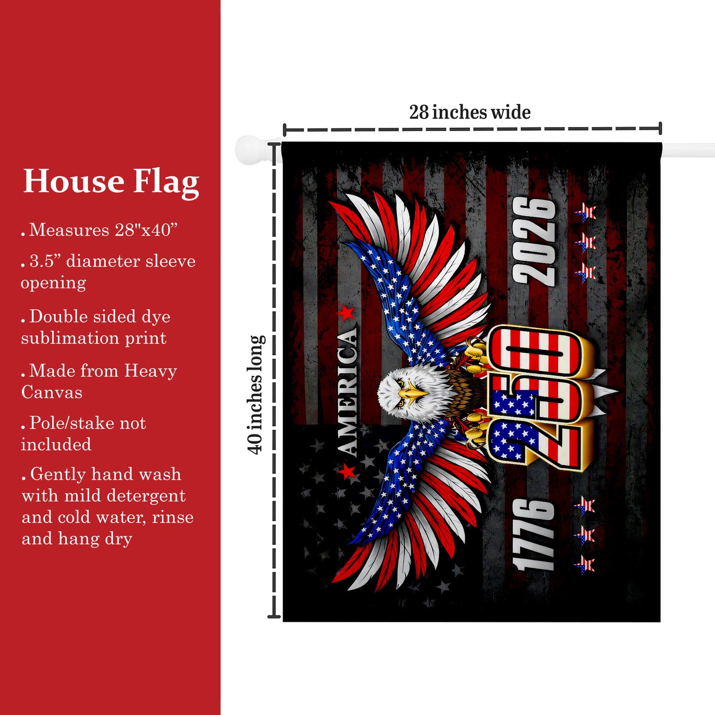 American Patriotic Flag, 250 Years