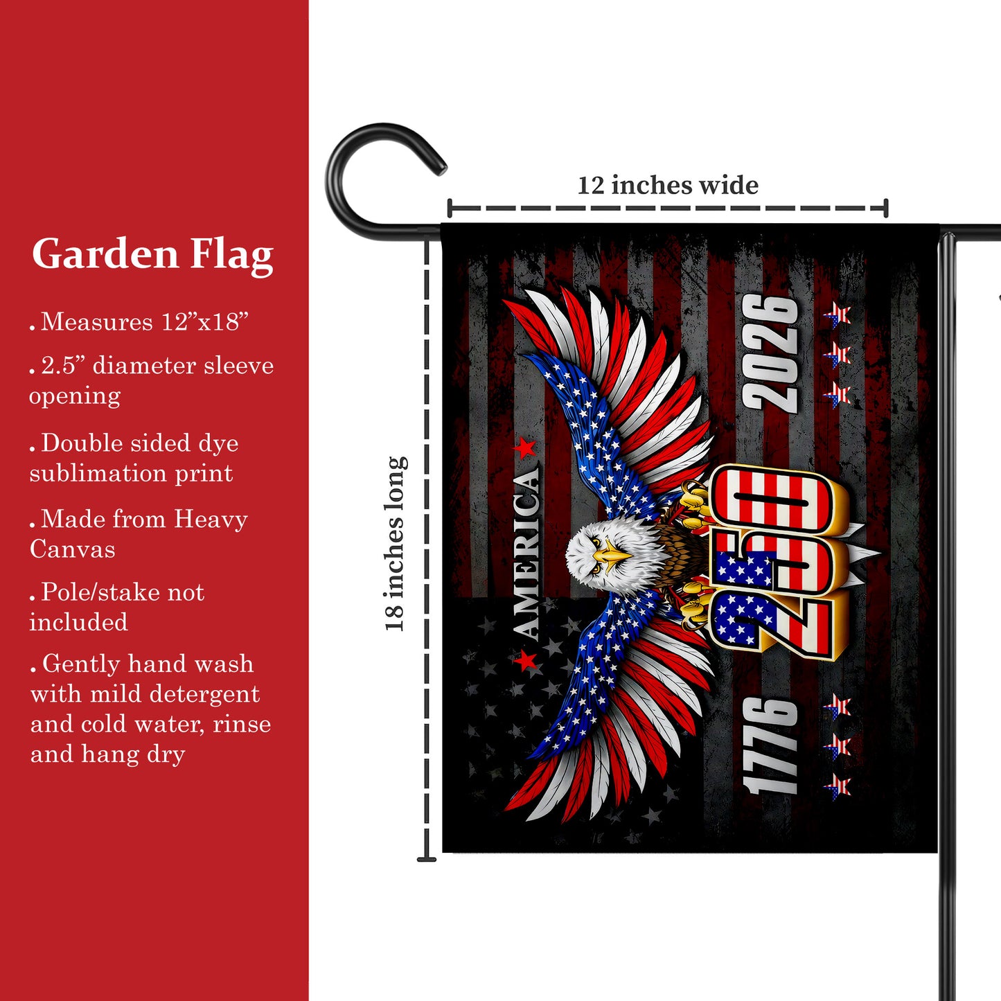 American Patriotic Flag, 250 Years