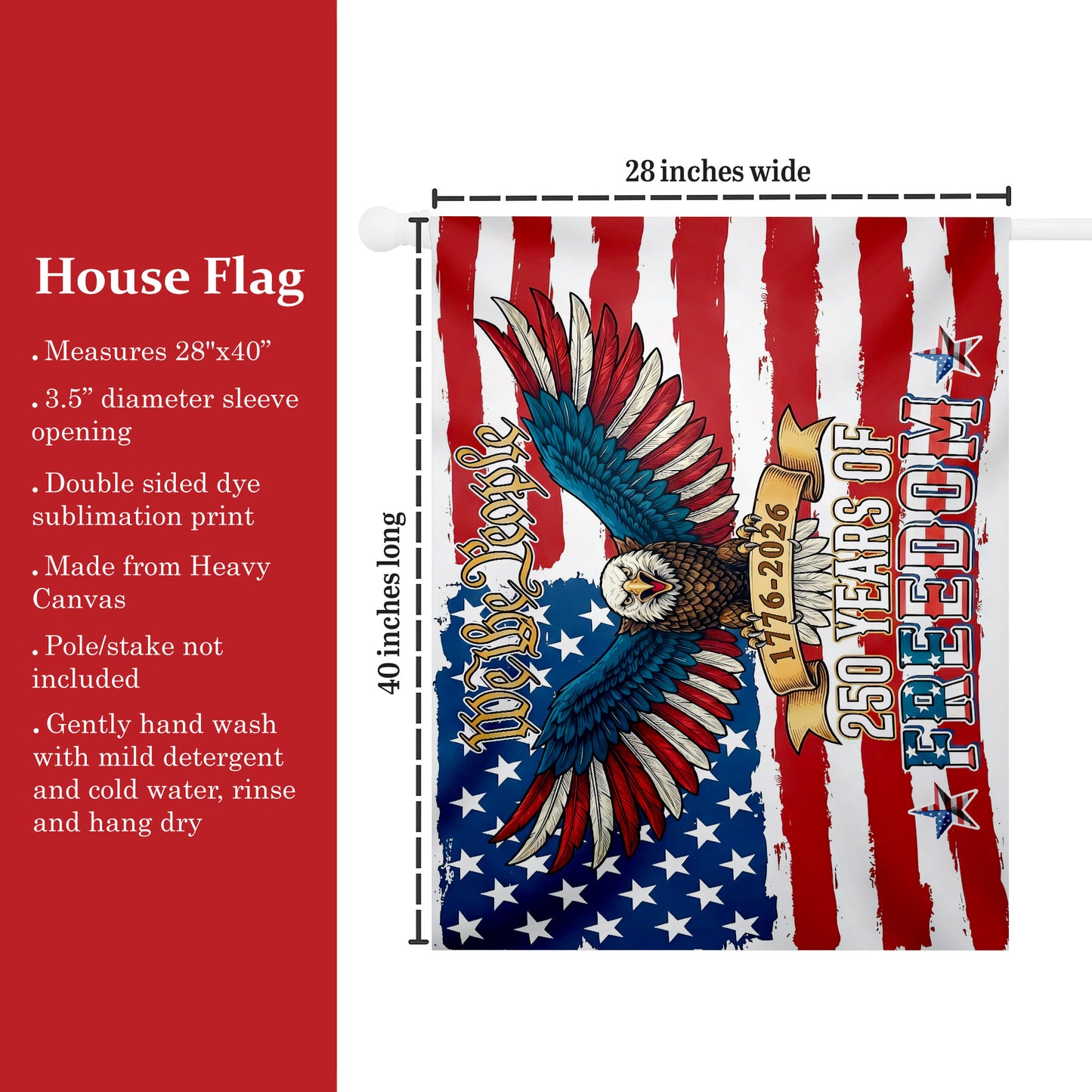 American Patriotic Flag, 250 Years
