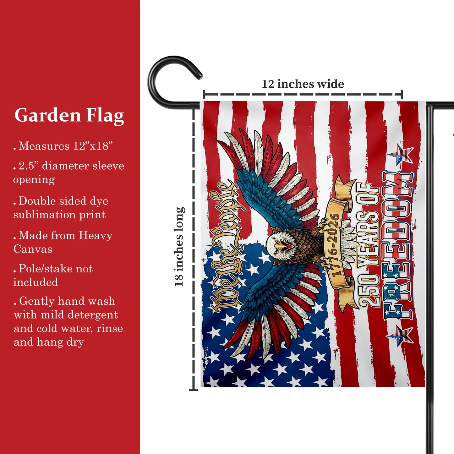 American Patriotic Flag, 250 Years