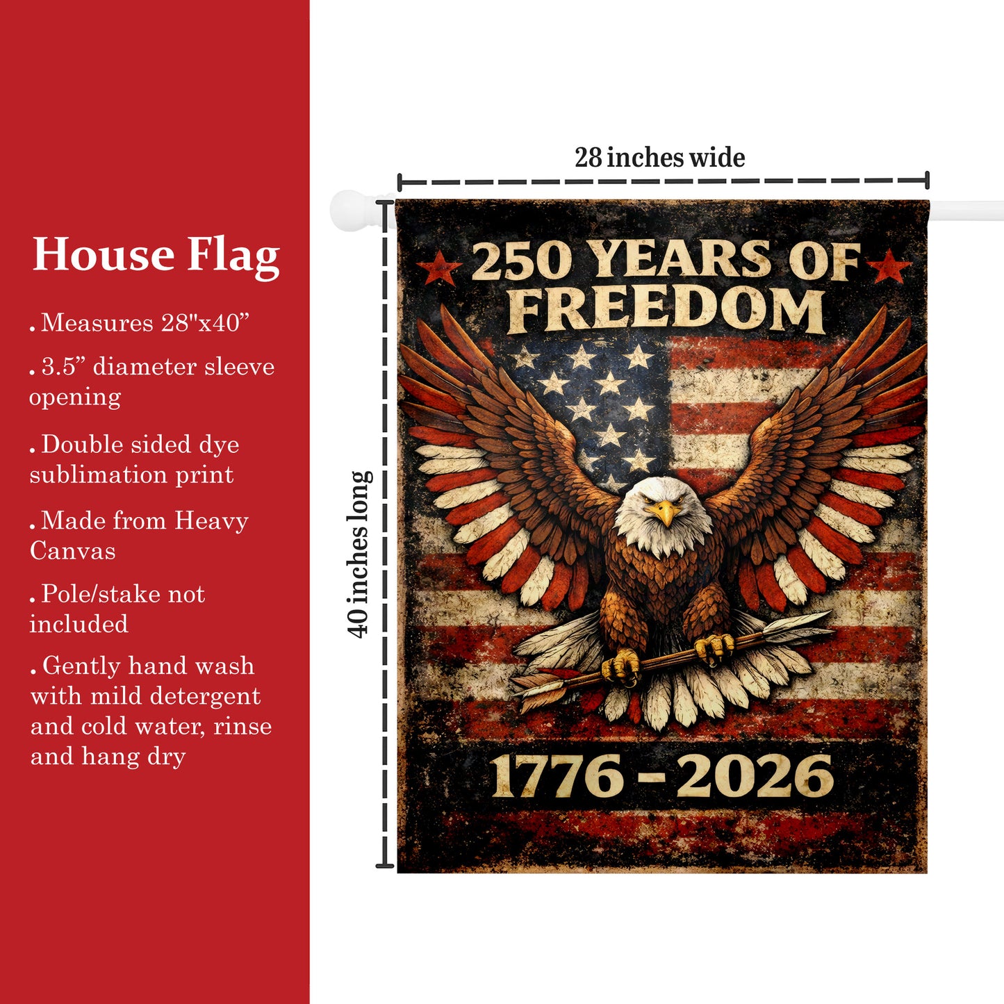 American Patriotic Flag, 250 Years