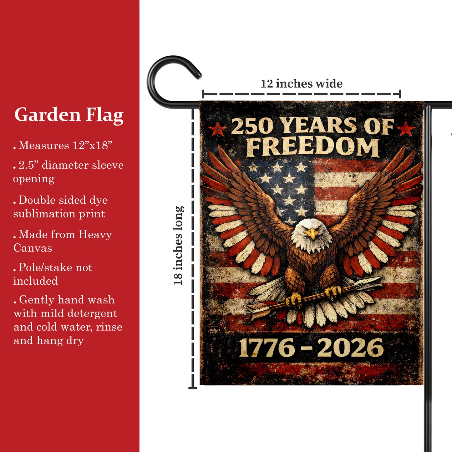American Patriotic Flag, 250 Years
