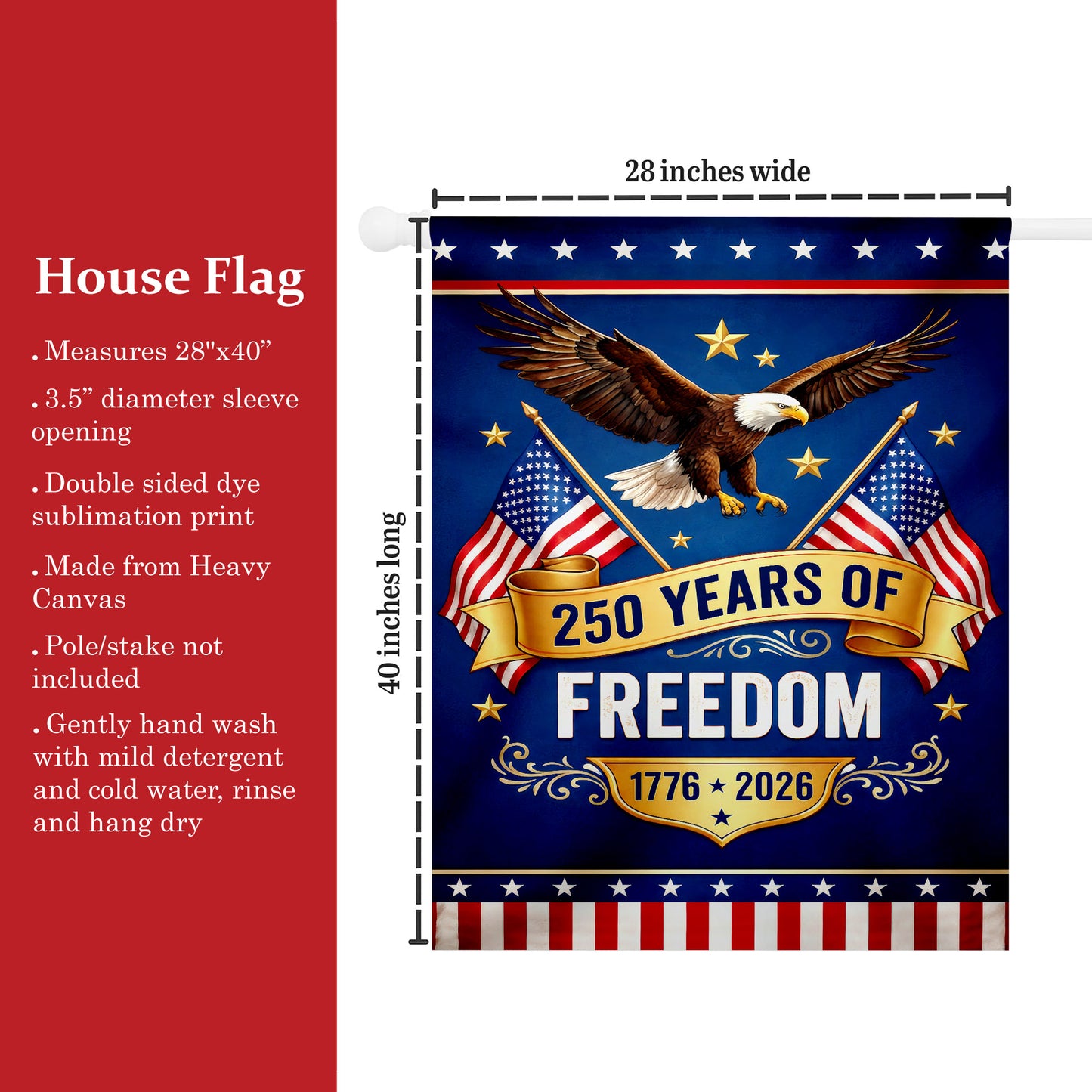American Patriotic Flag, 250 Years