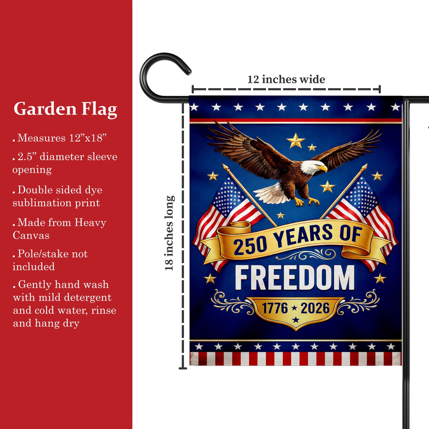 American Patriotic Flag, 250 Years