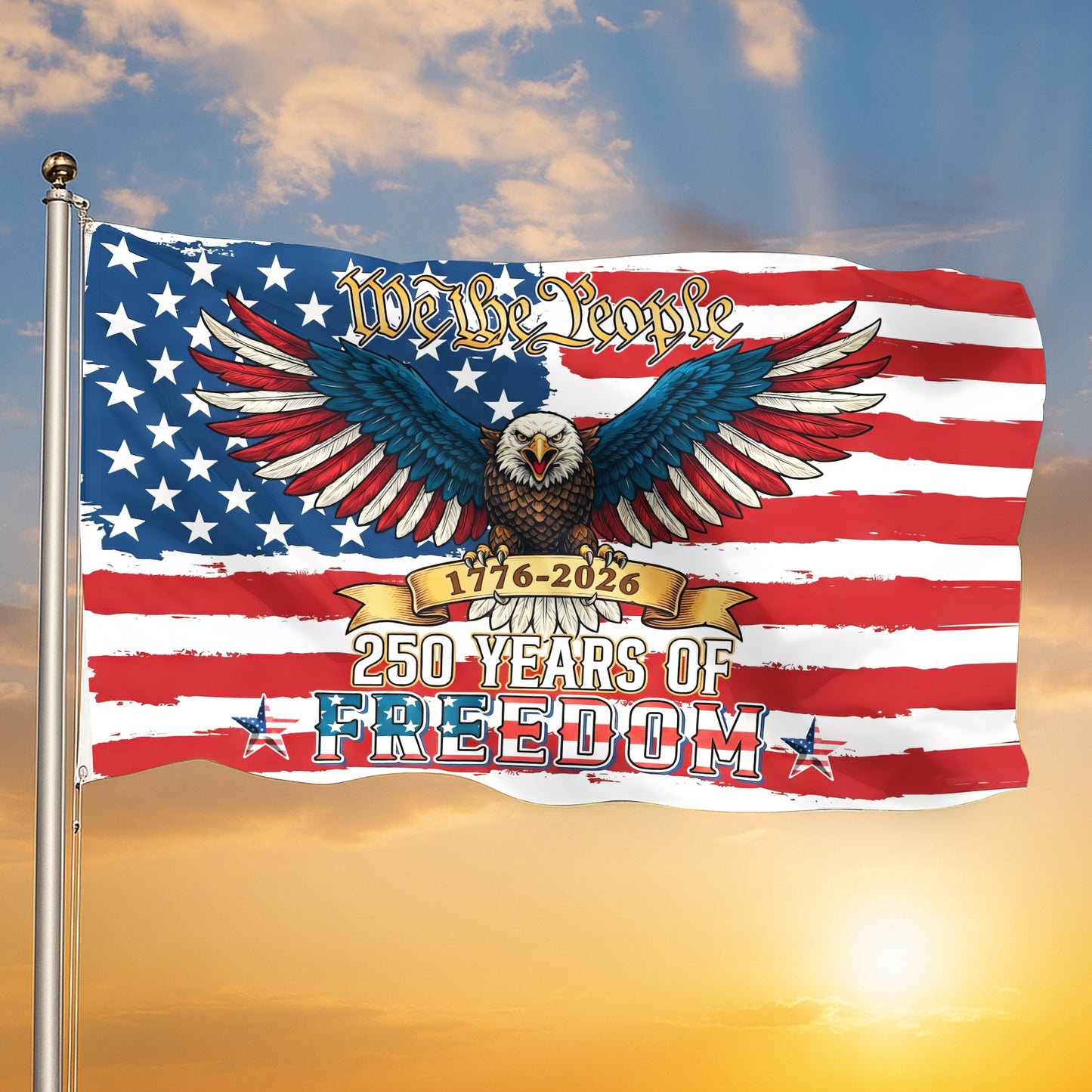 American Patriotic Flag, 250 Years