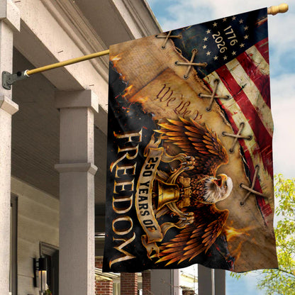 America 250 Freedom Eagle Flag, Patriotic 1776 2026 We The People Outdoor Flag