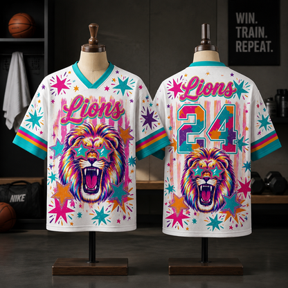 Custom Mascot Team Spirit Game Day Mesh Jersey