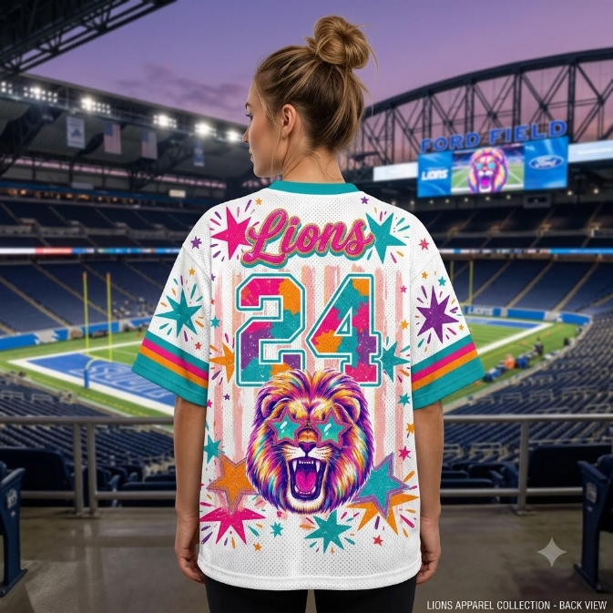 Custom Mascot Team Spirit Game Day Mesh Jersey