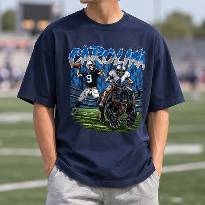 Football Graphic T Shirt - Vintage American Football Fan Shirt