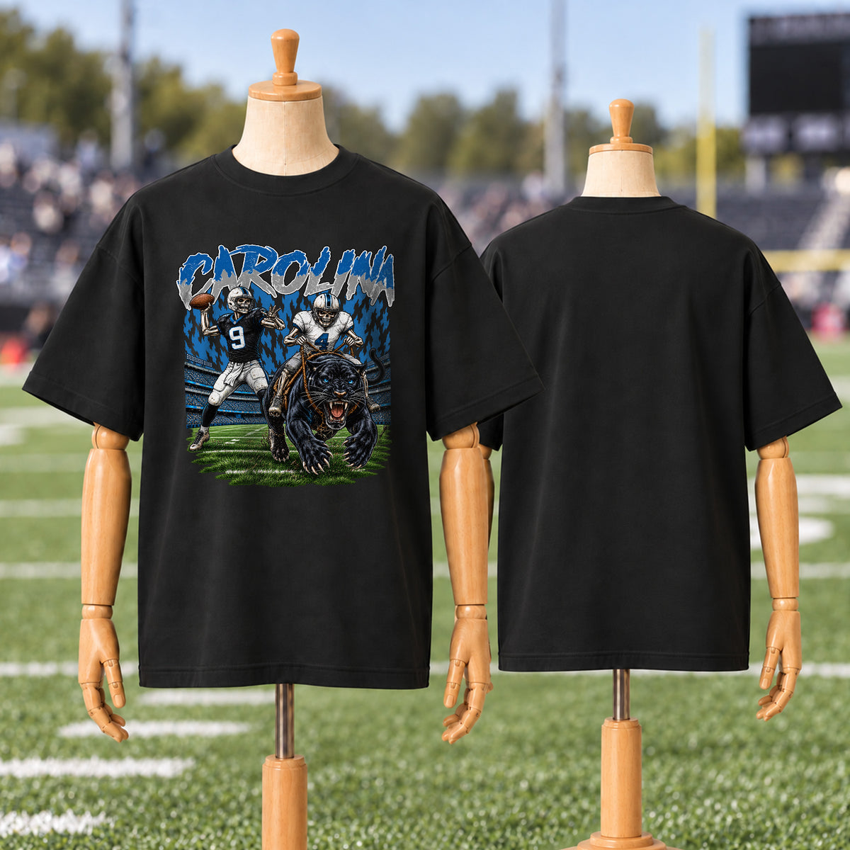 Football Graphic T Shirt - Vintage American Football Fan Shirt