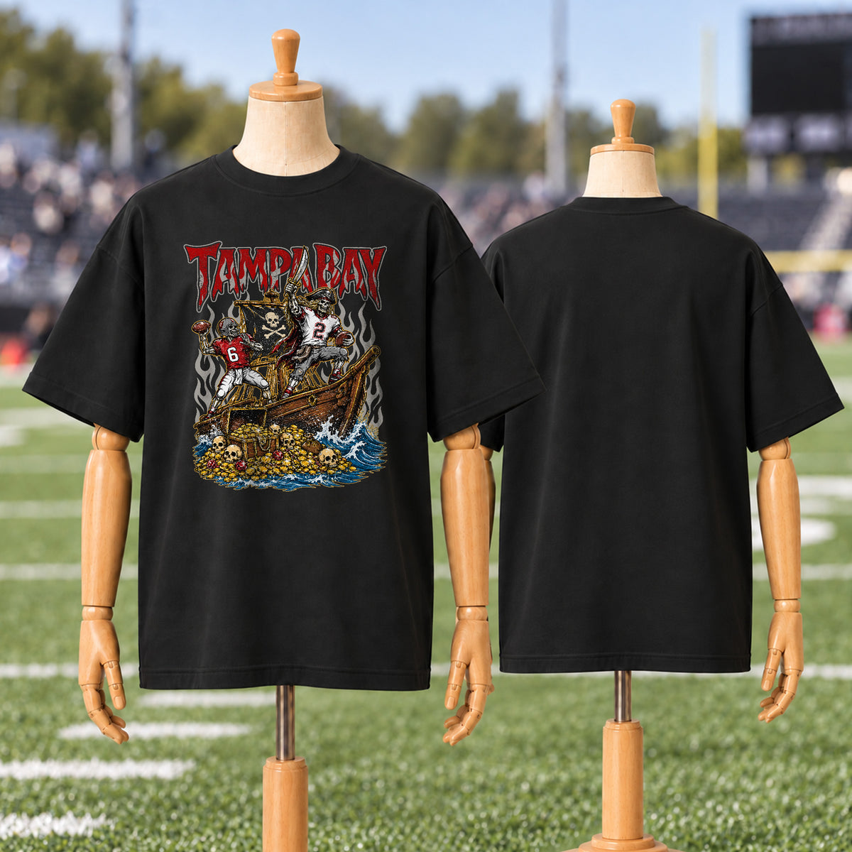 American Football Inspired Apparel T shirt