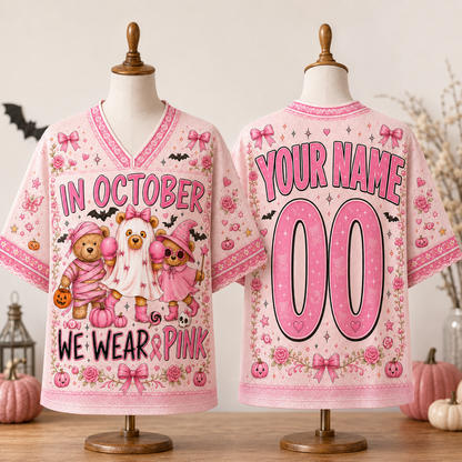 Custom Halloween October  Mesh Jersey