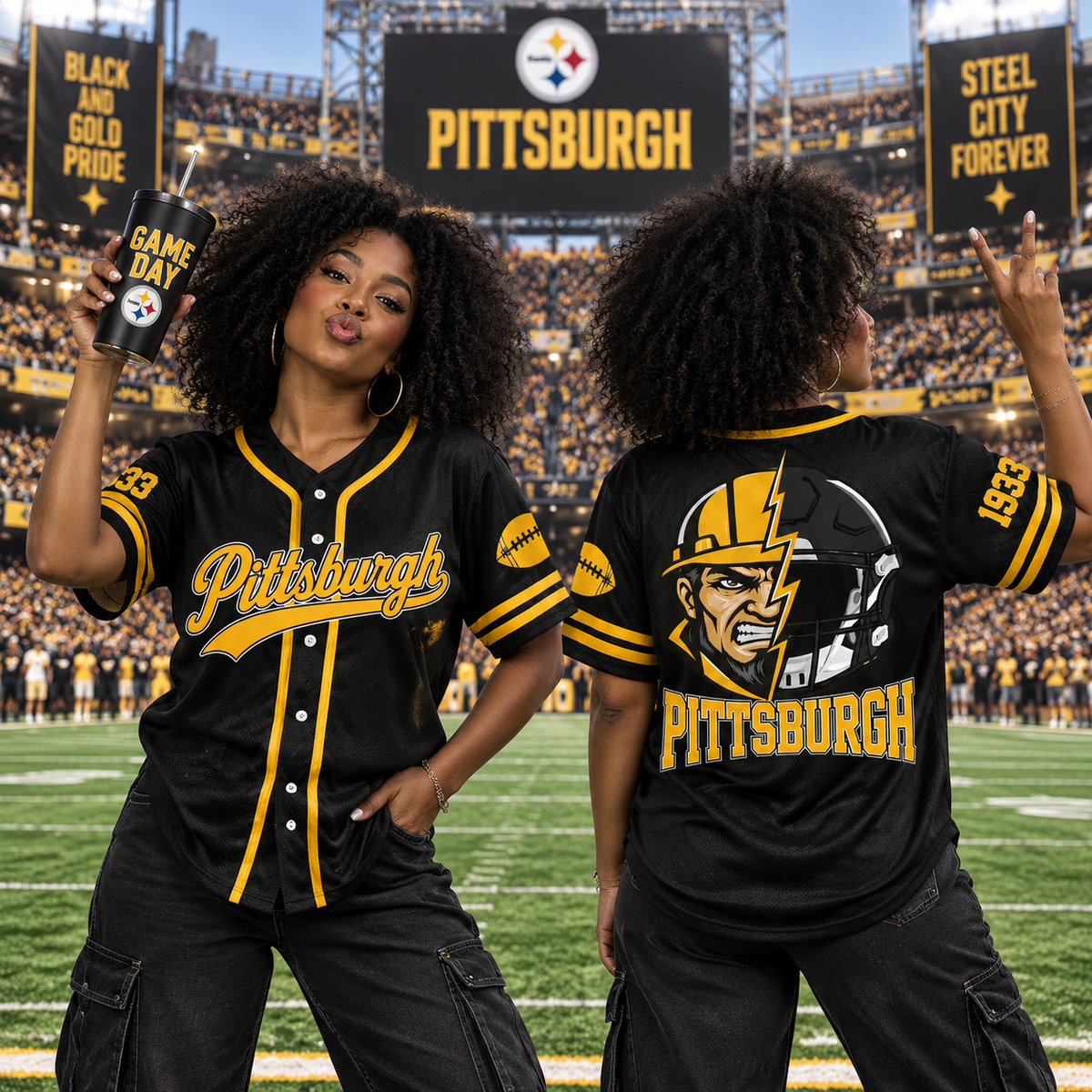 American Football Game Day Team Spirit Jersey Shirt