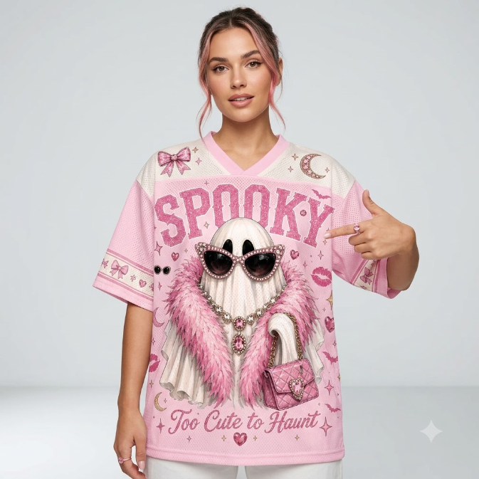 Custom Halloween Spooky Mesh Jersey