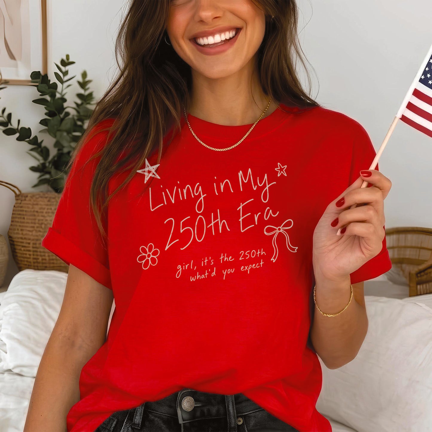 Living in my 250th ERA what'd you expect, America Semiquincentennial Shirt