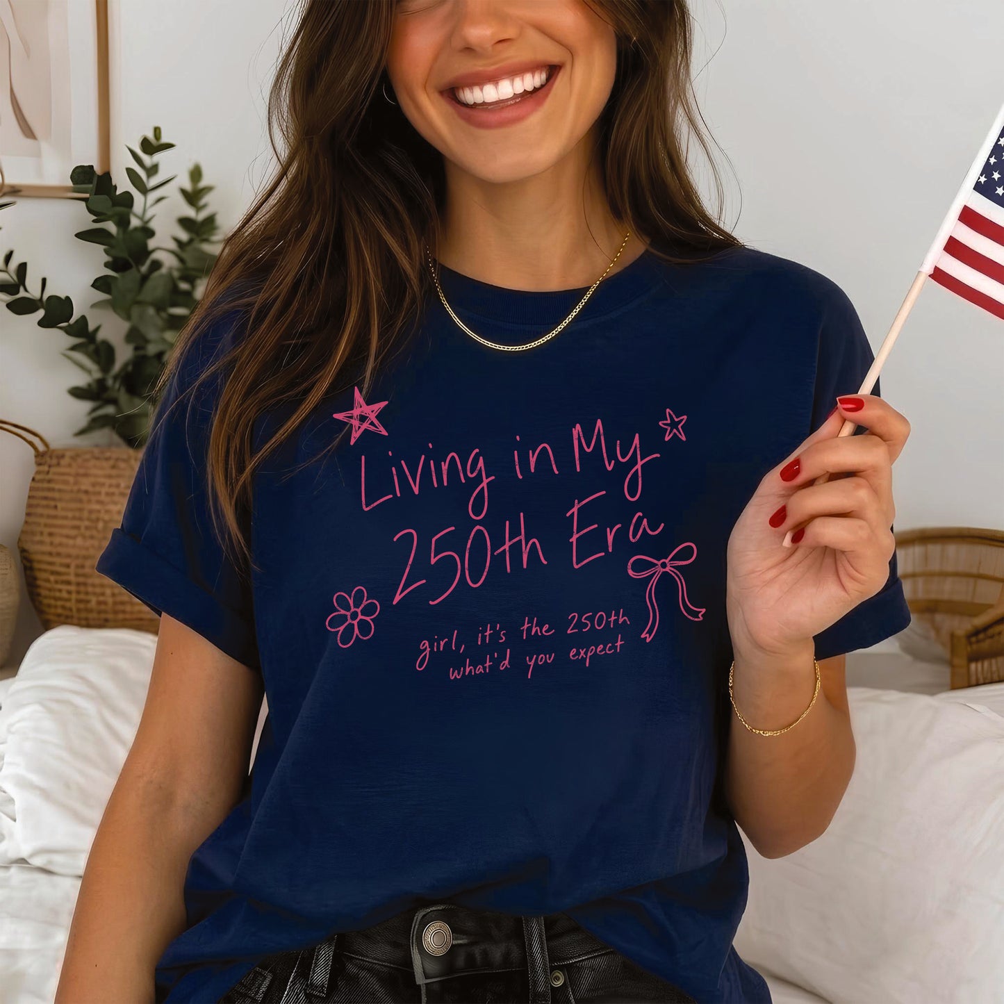 Living in my 250th ERA what'd you expect, America Semiquincentennial Shirt