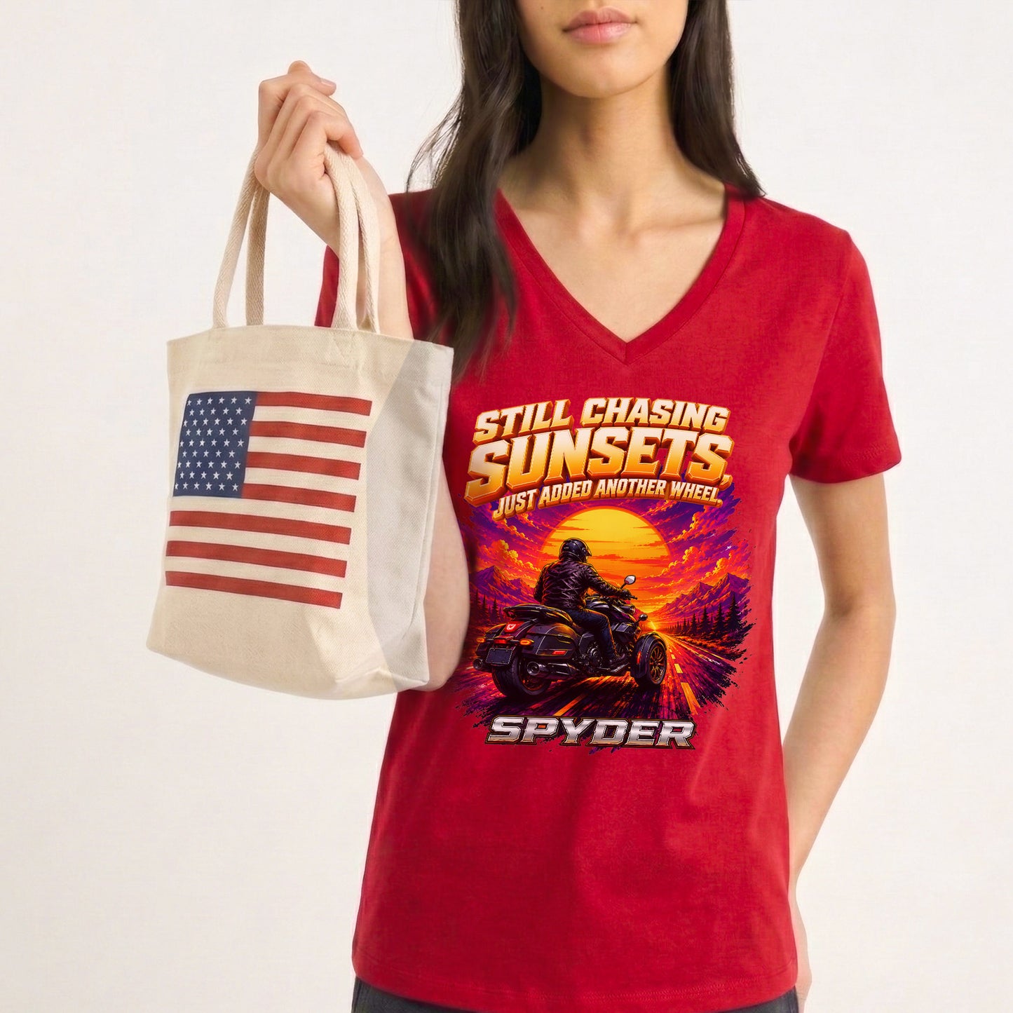 Still Chasing Sunsets Just Added Another Wheel Spyders T-shirt