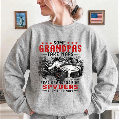 Real Grandpas Ride Spyders T-shirt