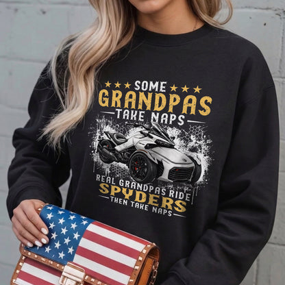 Real Grandpas Ride Spyders T-shirt