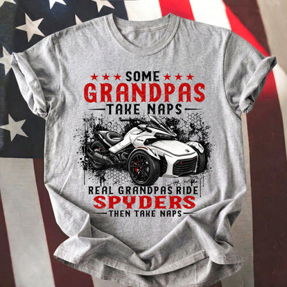 Real Grandpas Ride Spyders T-shirt