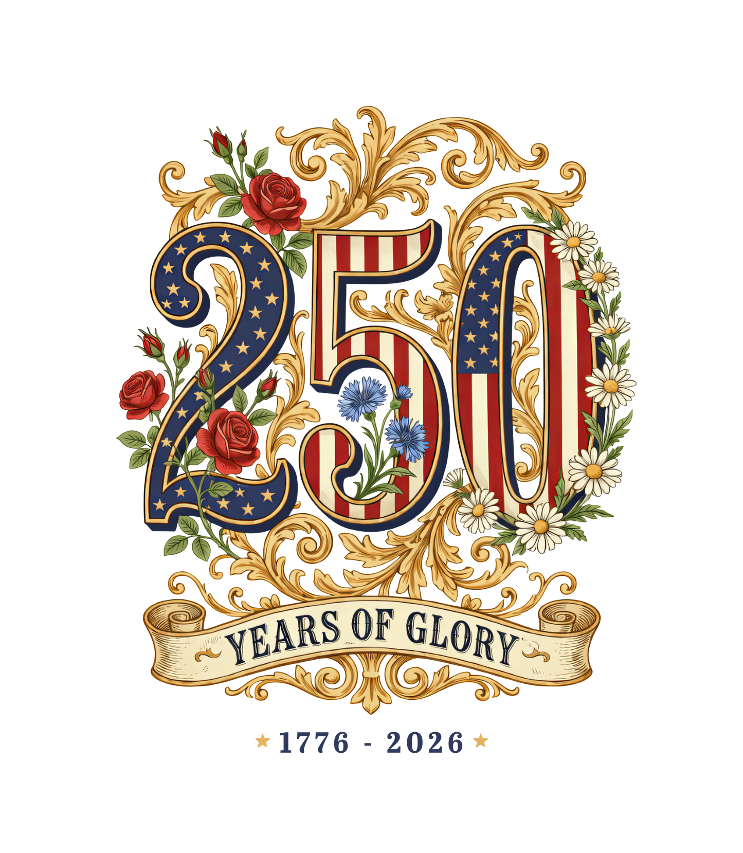 250 Years of American Floral 4th of July