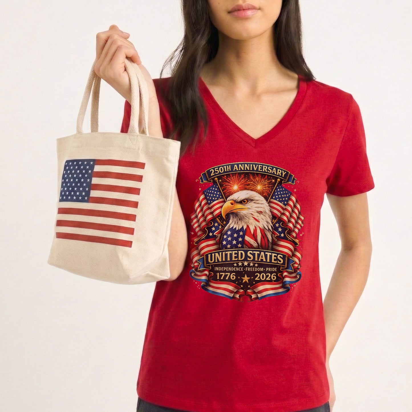 USA Independence 250th Anniversary 1776 2026 Patriotic Eagle