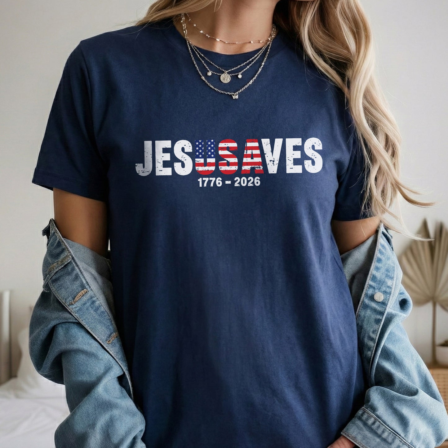Jesus Save USA 250th Anniversary Shirt 1776–2026 – Patriotic American Unisex