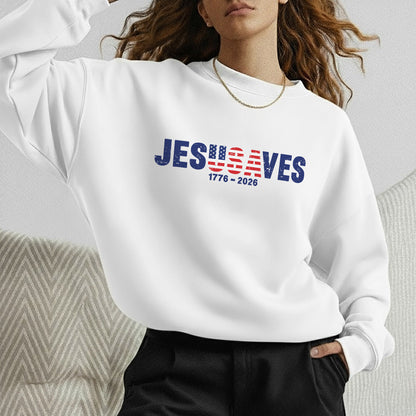 Jesus Save USA 250th Anniversary Shirt 1776–2026 – Patriotic American Unisex