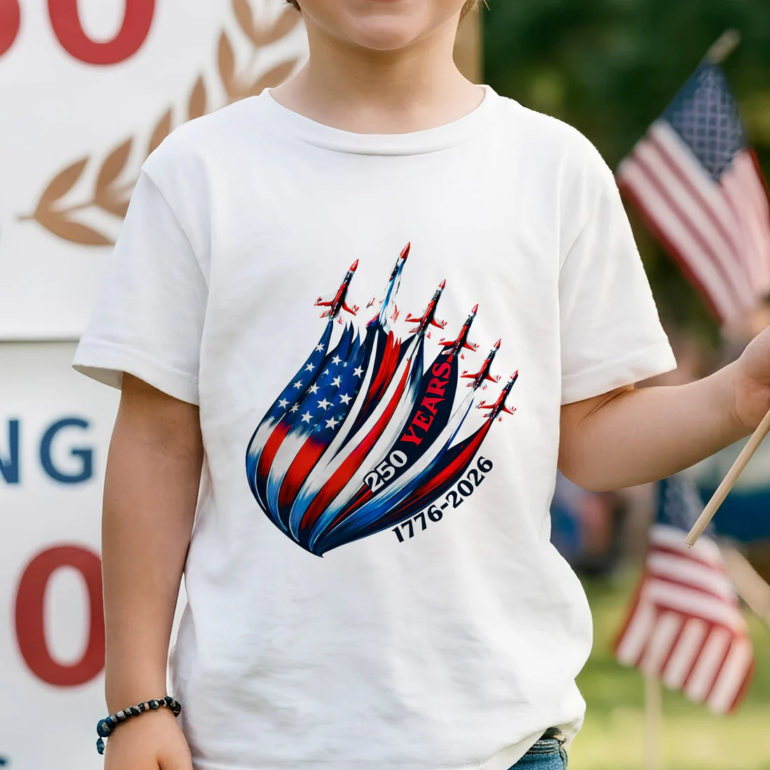 USA 250th Anniversary Shirt 1776–2026 – Patriotic American Flag Jet Unisex