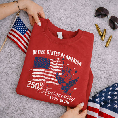 250th Anniversary Shirt Patriotic Vintage Flag 4th of July Independence