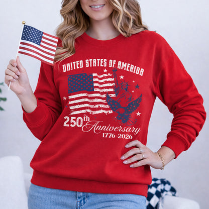 250th Anniversary Shirt Patriotic Vintage Flag 4th of July Independence