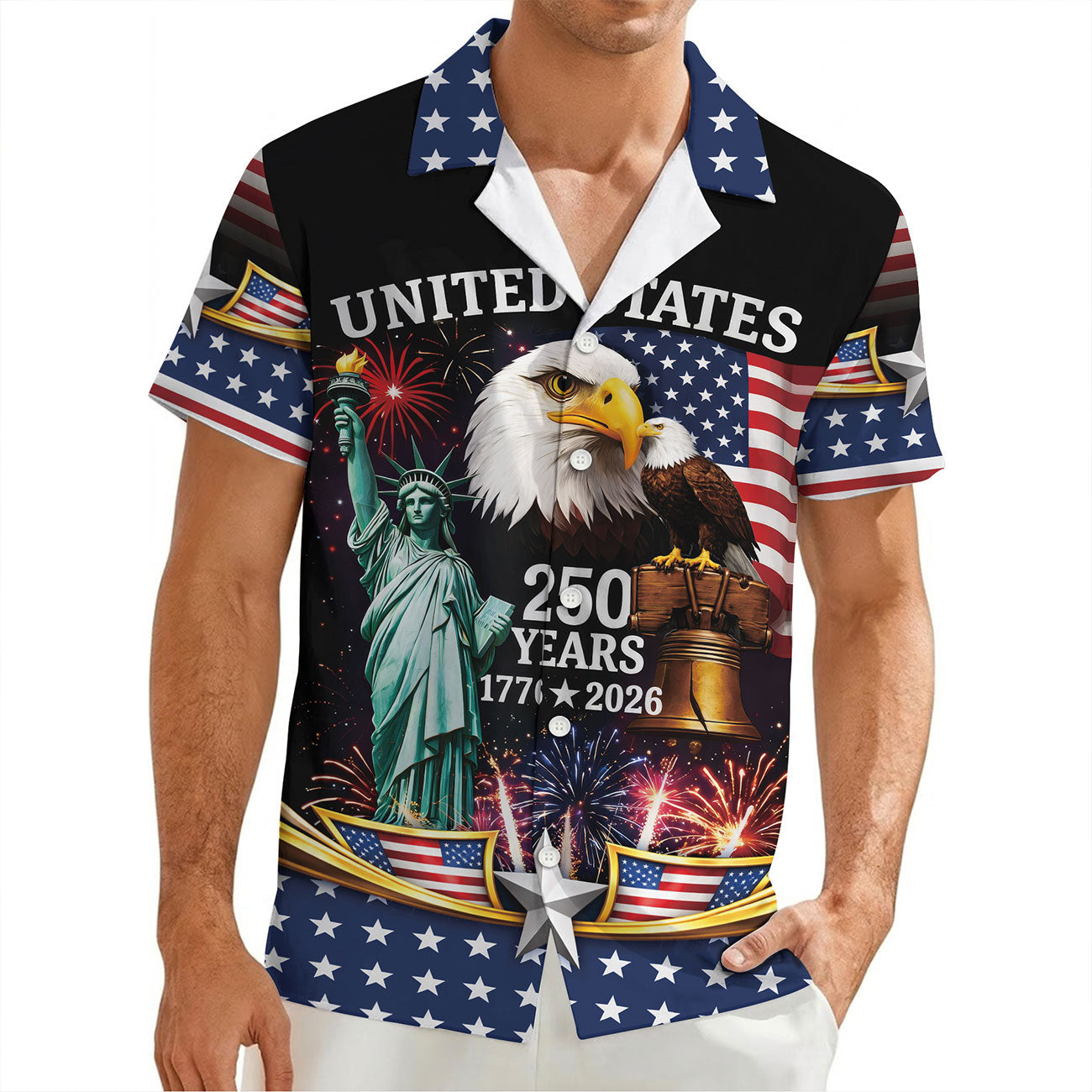 250th Anniversary Of USA Independence Day Holiday Hawaiian Shirt